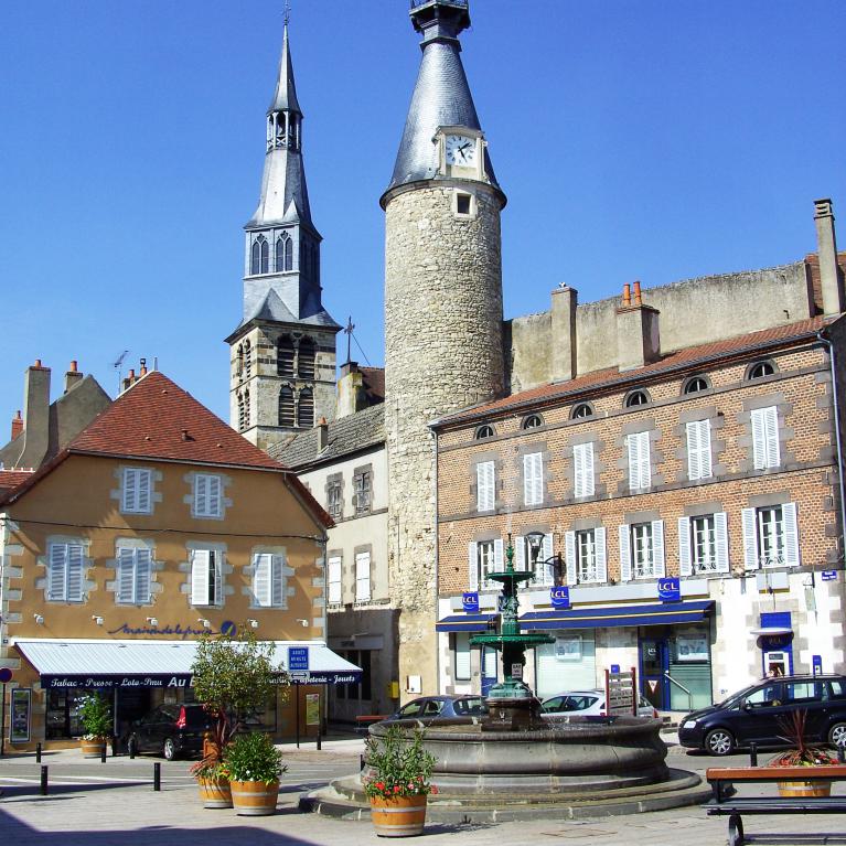 Clocher de l'église et beffroi