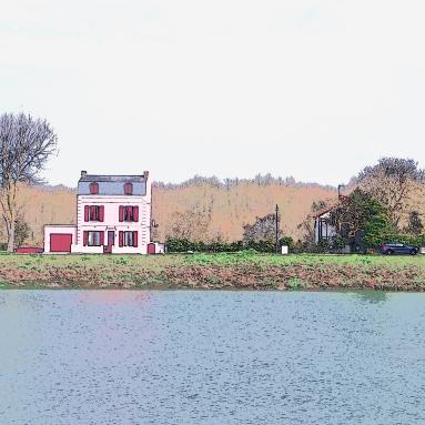 Maison rose