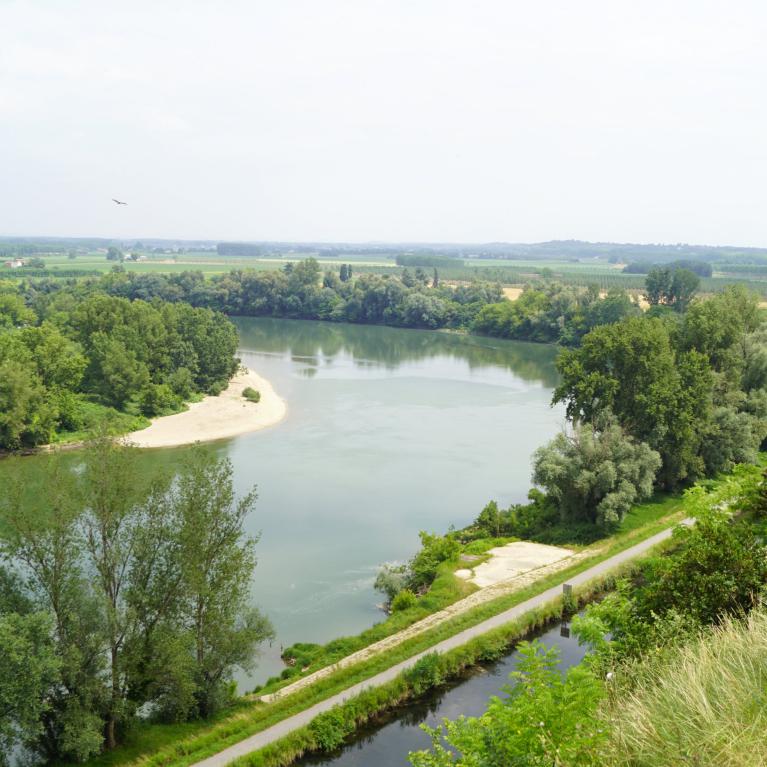 La Garonne et le canal vus du Tertre
